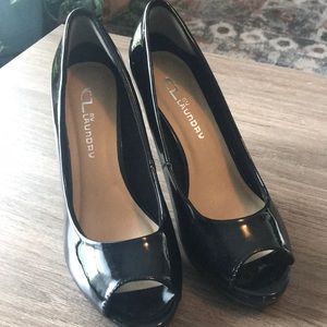 Never Worn Chinese Laundry Open Toe Heels